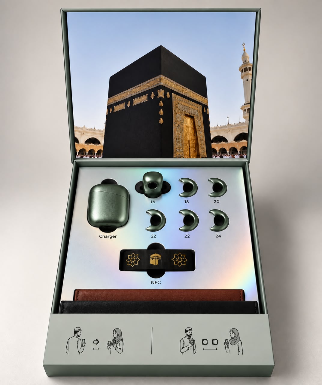خاتم الذكر الذكي WESLAMIC iTasbih Relation+